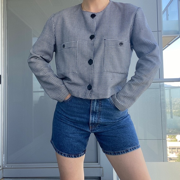 Vintage Tops - Vintage Houndstooth Top